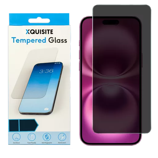 Xquisite 2D Glass - iPhone 16 Plus & iPhone 15 Plus - Privacy