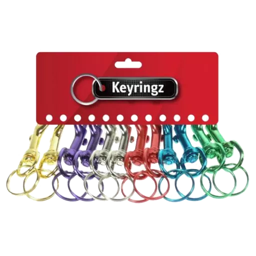 ASEC Metal Belt Clip Key Ring