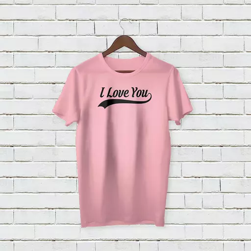 Personalised 'I Love You' T-Shirt