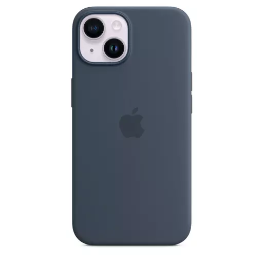 Apple iPhone 14 Silicone Case with MagSafe - Storm Blue