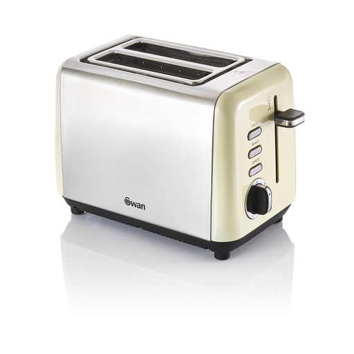 Swan Cream Townhouse 2 Slice Toaster