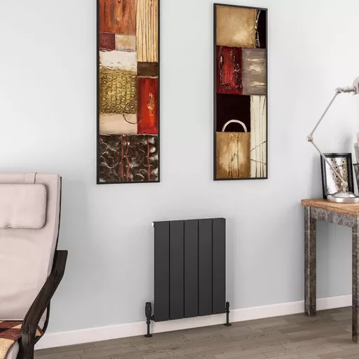 Charlton 600 x 470 Aluminium Radiator Matt Anthracite