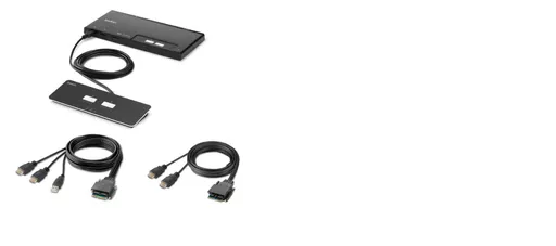 Belkin F1DN202MOD-HH-4 KVM switch Black