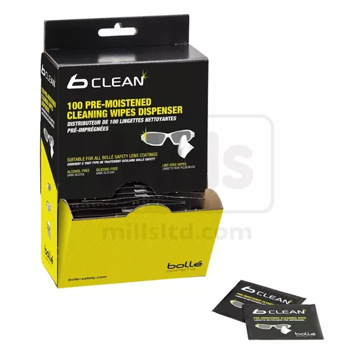 Bollé Safety B100 B Cleaning Tissues Dispenser of 100