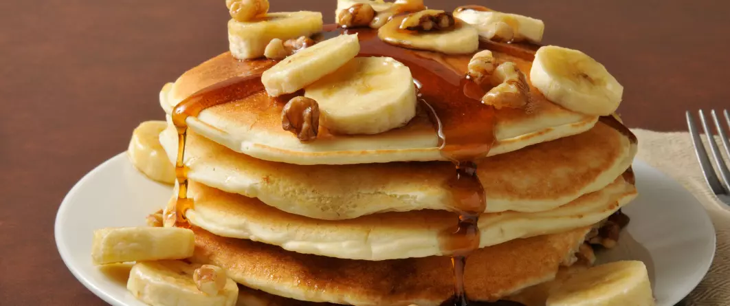 Pancakes with Maple Syrup