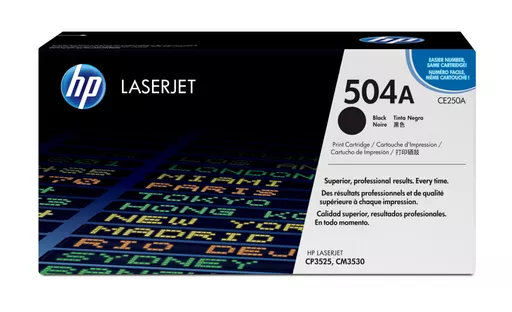 HP CE250A/504A Toner cartridge black, 5K pages ISO/IEC 19798 for HP CLJ CP 3525