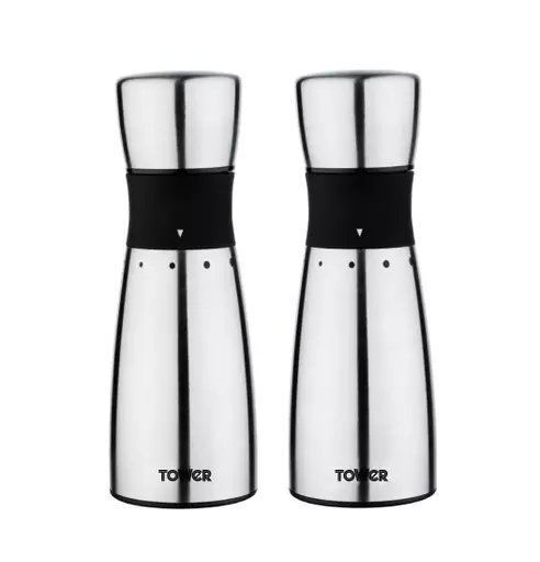 Manual Salt & Pepper Mill Set