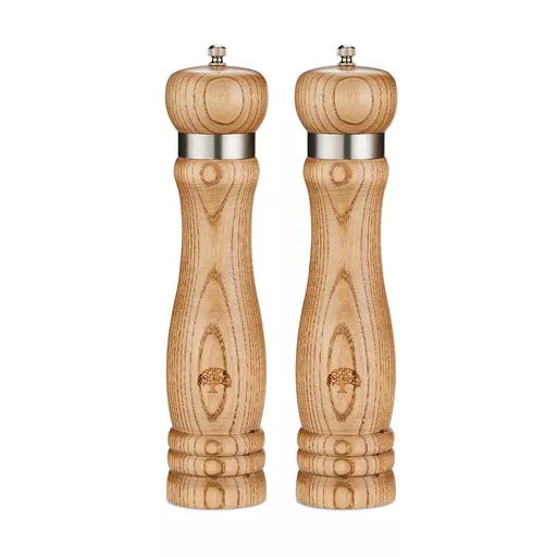 Hoxton Vintage Salt and Pepper Mill Set Ash Wood