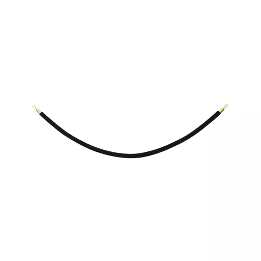 elumen8 Gold Barrier Rope - Black Velvet