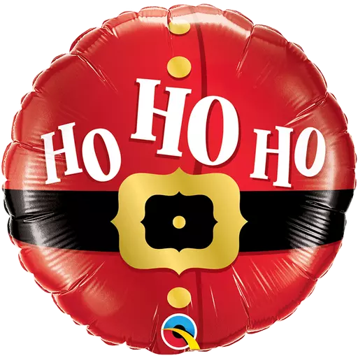 Ho Ho Ho Santa's Belt Foil Balloon