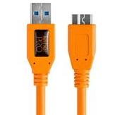 Tether Tools TetherPro USB 3.0 to Micro-B Cable Black or Orange Swatch