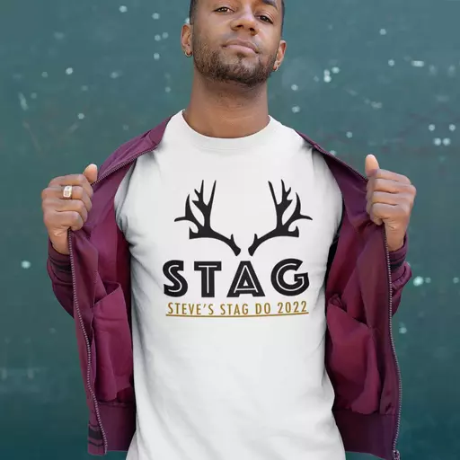 Personalised Stag Do t-Shirt - Add Name, Year