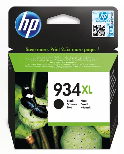 HP C2P23AE/934XL Ink cartridge black high-capacity, 1K pages ISO/IEC 24711 25,5ml for HP OfficeJet Pro 6230