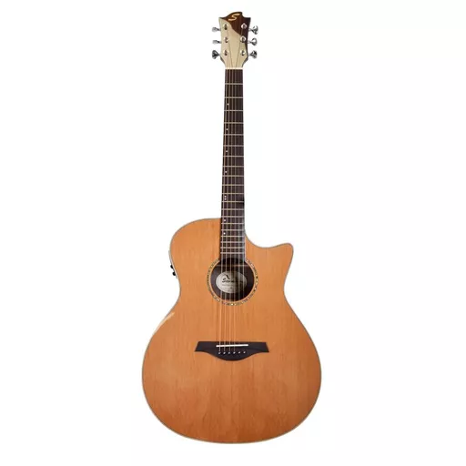 Sevinia GA41C Electro Acoustic Guitar - GA Cedar Rosewood