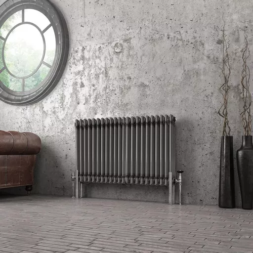 Imperia 3 Column Radiator 600 x 1010mm Bare Metal