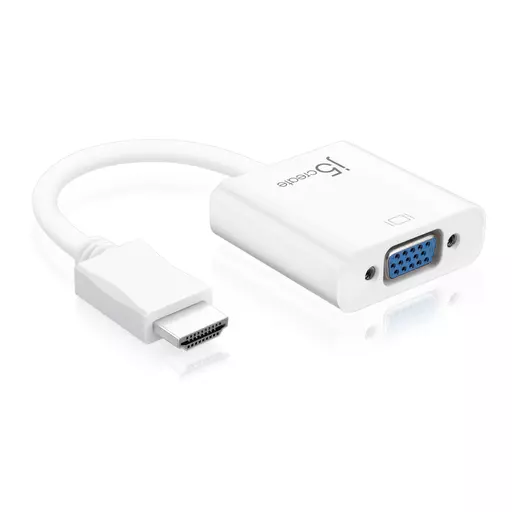 j5create JDA213 HDMI™ to VGA Adapter, White