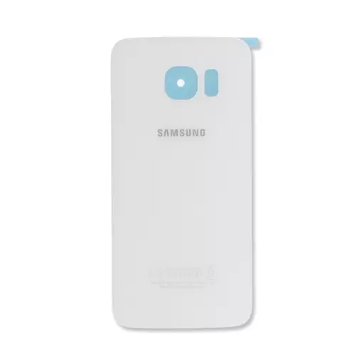 Back Cover w/ Camera Lens (Service Pack) (White) - For Galaxy S6 Edge (G925)