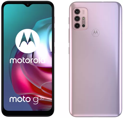Motorola moto g30 16.5 cm (6.5") Hybrid Dual SIM Android 11 4G USB Type-C 4 GB 128 GB 5000 mAh Pink