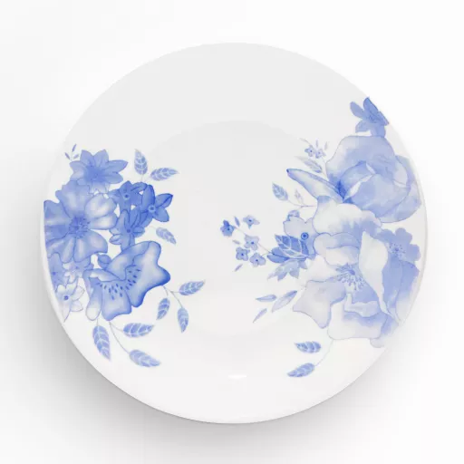 Blue Floral Side Plate