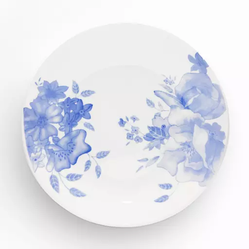 Blue Floral Side Plate Set