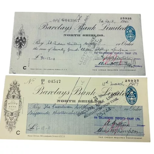 WW 2 Era Cheques 1.jpg