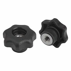 K0154 Star Grips Form D Without Cap Threaded Bush Size M5-M12