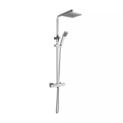 Winterbourne Adjustable Height (815-1150mm) Thermostatic Shower Pole - Chrome