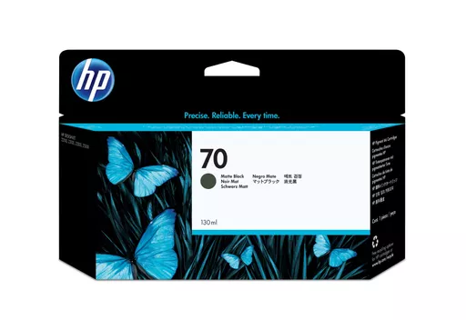 HP C9448A/70 Ink cartridge black matt 130ml for HP DesignJet Z 2100/3100/3200/5200/5400