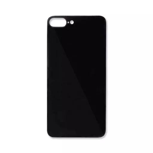 Back Glass (Big Hole) (No Logo) (Space Grey) (CERTIFIED) - For iPhone 8 Plus