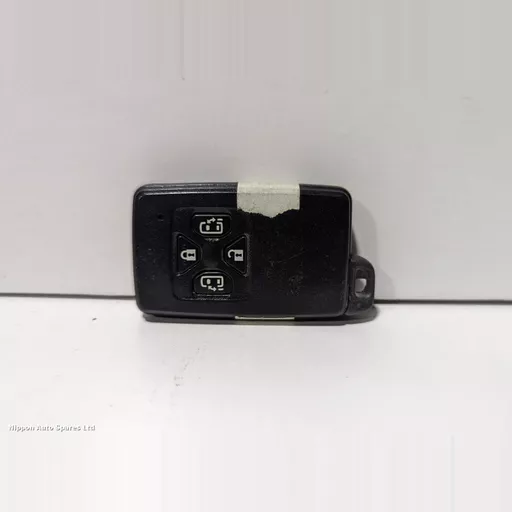 Toyota Alphard Ignition W/key 2010 Mk2 (ah20) Key Fob Black 4 Button T