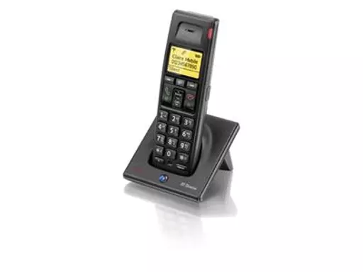 British Telecom Diverse 7100 DECT telephone Caller ID Black