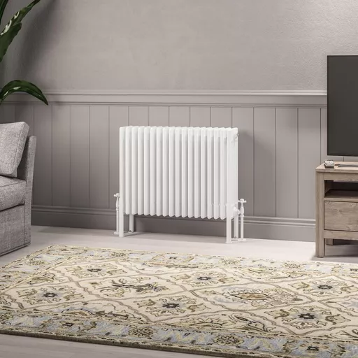 Imperia 6 Column Radiator 600 x 830mm Gloss White