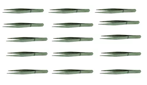 Forceps pointed ends, 130mm Class Set Of 15