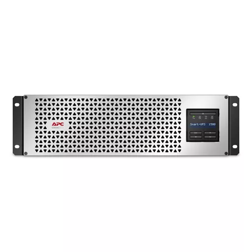 APC Smart-UPS, Line Interactive, 1500VA, Lithium-ion, Rackmount 3U, 230V, 6x IEC C13 outlets, SmartConnect Port+SmartSlot, Short Depth, AVR, LCD