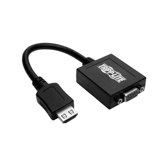 Tripp Lite P131-06N HDMI to VGA with Audio Converter Cable Adapter for Ultrabook/Laptop/Desktop PC, (M/F), 6-in. (15.24 cm)