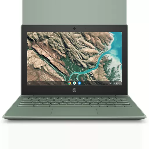HP Chromebook 11 G8 N4120 29.5 cm (11.6") Touchscreen HD Intel® Celeron® 4 GB LPDDR4-SDRAM 32 GB SSD Wi-Fi 5 (802.11ac) ChromeOS Green