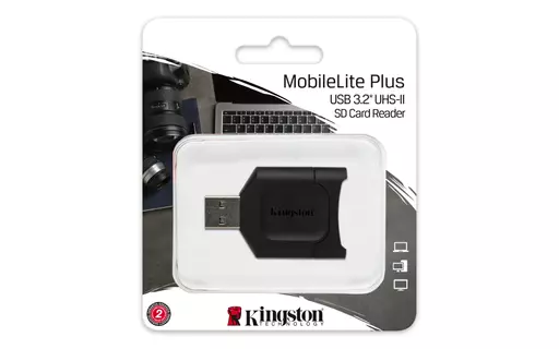 Kingston Technology MobileLite Plus card reader USB 3.2 Gen 1 (3.1 Gen 1) Type-A Black