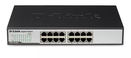 D-Link 16-Port 10/100/1000 Rackmountable Switch Unmanaged