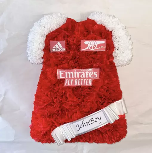 Football Kit Shirt Tribute - Any team/colour - other Size options