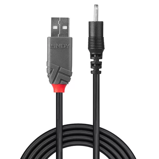 Lindy 1.5m USB to 0.7mm Inner / 2.5mm Outer DC Cable