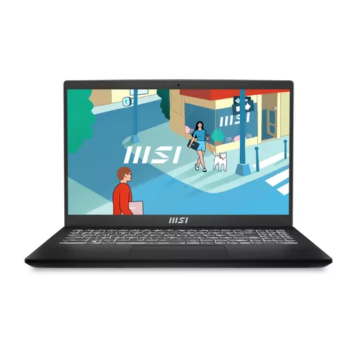 MSI Modern 15 H B13M-004UK Intel® Core™ i5 i5-13420H Laptop 39.6 cm (15.6") Full HD 16 GB DDR4-SDRAM 512 GB SSD Wi-Fi 6E (802.11ax) Windows 11 Home Black