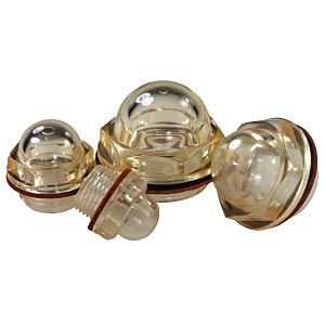 K0447 Dome Oil Sight Glasses In Polyamide Size 3/8-1G