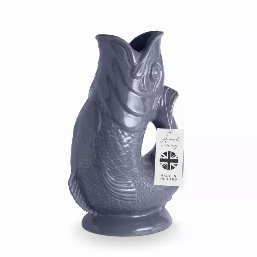 The Wade Fish Jug in Grey 1.2 Litre