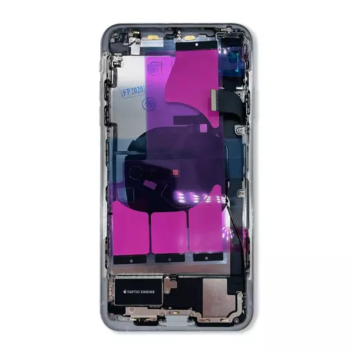 Back Housing With Internal Parts (RECLAIMED) (Grade B) (Silver) (No CE Mark) - For iPhone XS Max