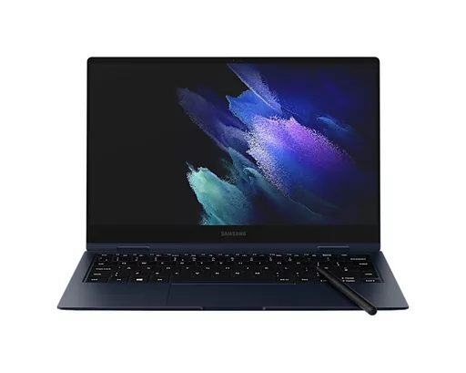 Samsung Galaxy Book Pro 360 NP930QDB-KE3UK notebook i5-1135G7 Hybrid (2-in-1) 33.8 cm (13.3") Touchscreen Full HD Intel® Core™ i5 8 GB LPDDR4x-SDRAM 512 GB SSD Wi-Fi 6 (802.11ax) Windows 11 Home Navy