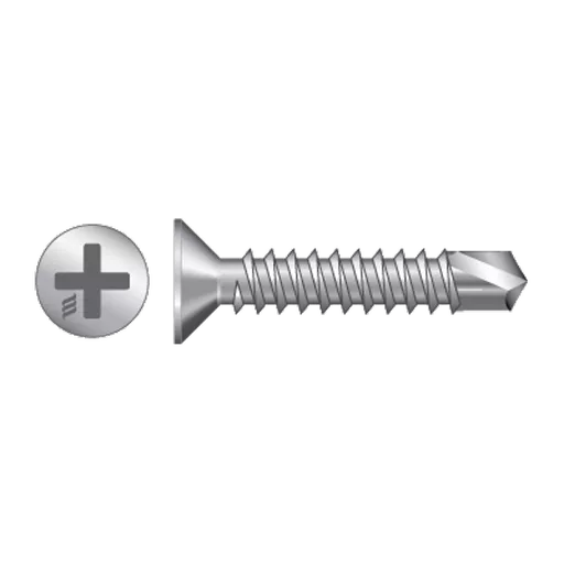 RAPIERSTAR Self Drill Screws For Reinforced UPVC - Countersunk