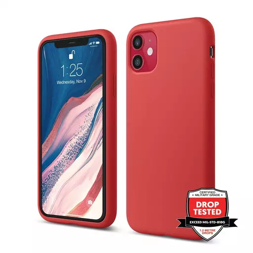 Silicone for iPhone 12 & iPhone 12 Pro - Red