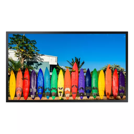 Samsung OM55B Digital signage flat panel 139.7 cm (55") LCD Wi-Fi 3000 cd/m² 4K Ultra HD Black Built-in processor Tizen 5.0 24/7