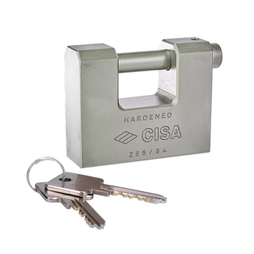 CISA 28550 LIM Steel Sliding Shackle Padlock