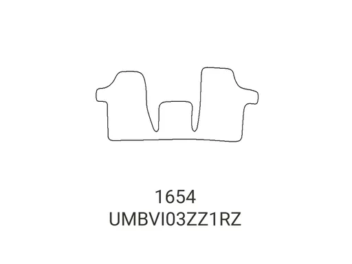 Mercedes-Benz Vito 2003-2015 Tailored Rubber Mats